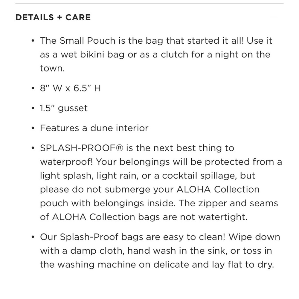 ALOHA Collection Small Pouch - Picture 8 of 10
